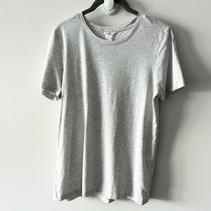 Club Monaco Heathered Gray Short Sleeve T-shirt K16
